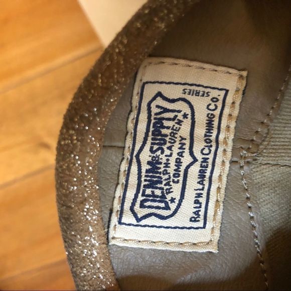 Denim & Supply Gold Crackle Boots size 7 - Picture 7 of 12